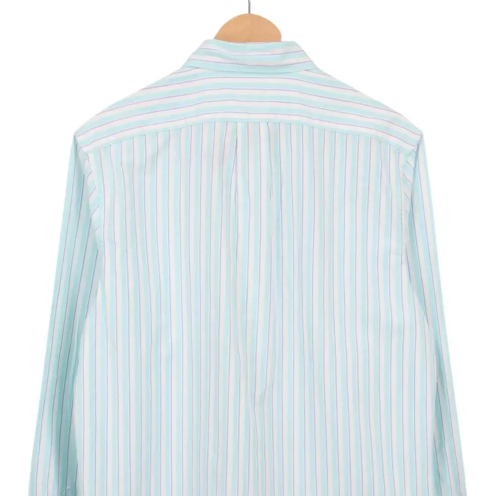 J.Crew Men's Classic Broken-in Organic Cotton Oxford Stripe Shirt Medium T NWT